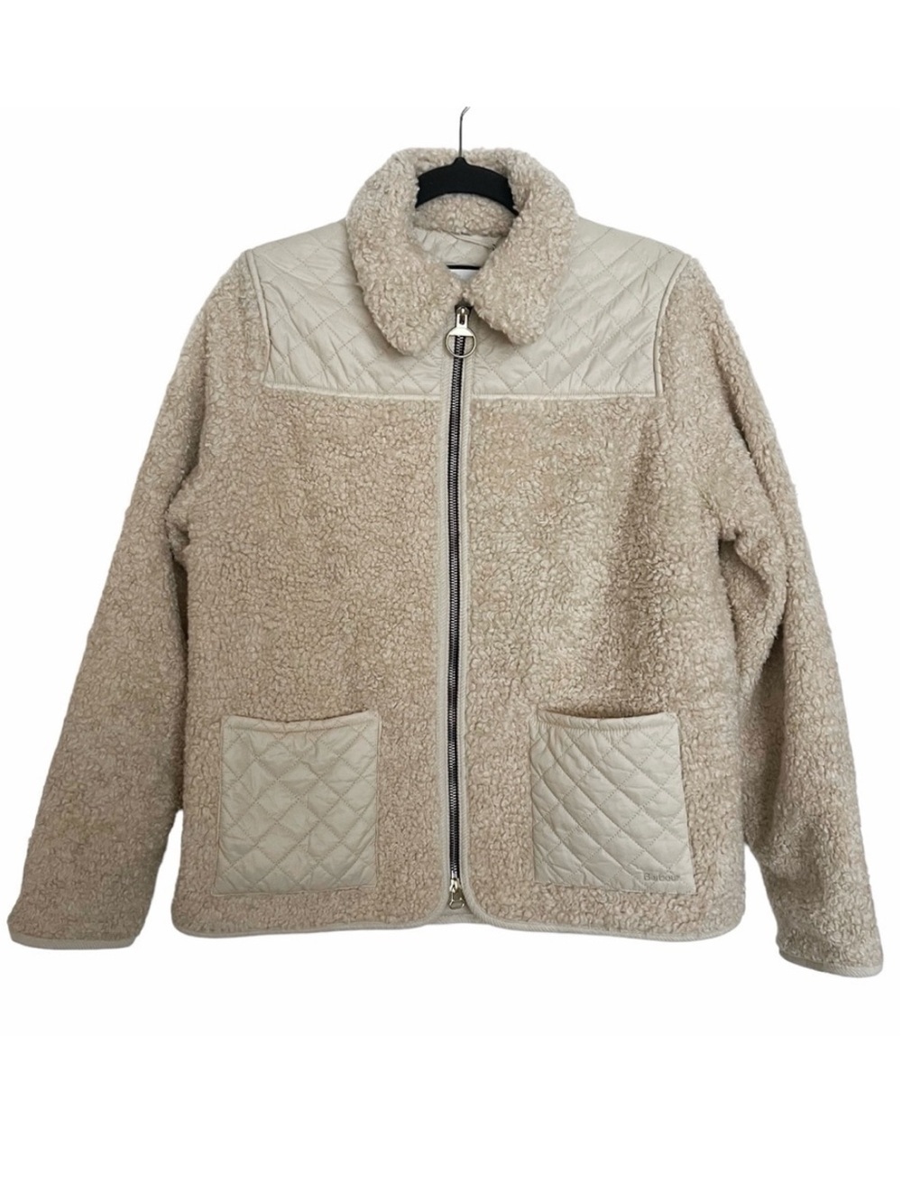 Barbour by Alexa Chung Hazel Faux Shearling Fleece Jacket NWT US6